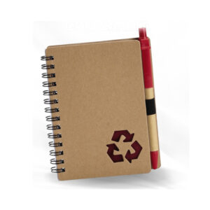 Caderno Ecológico com Caneta